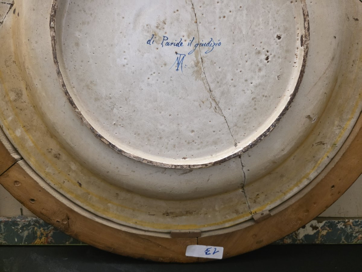 Grande assiette de Pesaro, Tito Magrini, dernier tiers du XIXe siècle-photo-7