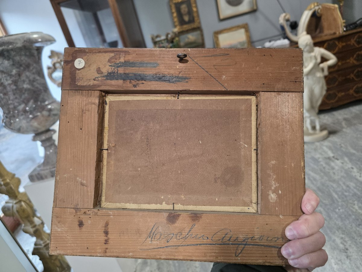 Paolo Pratella  (Naples, 1892-1980)  Le Maschio Angioino, huile sur toile-photo-3