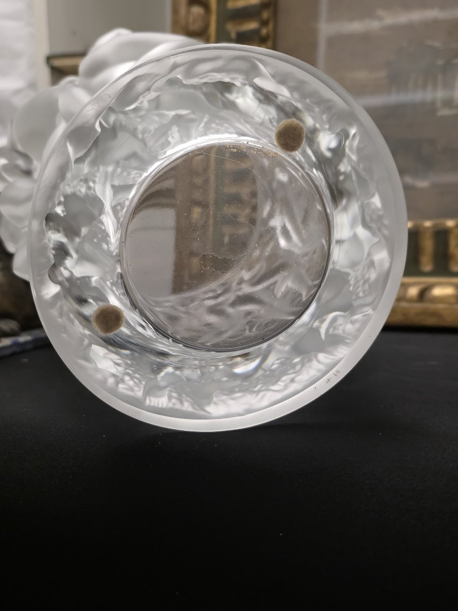 Vase « Bacchantes » de Lalique France-photo-5