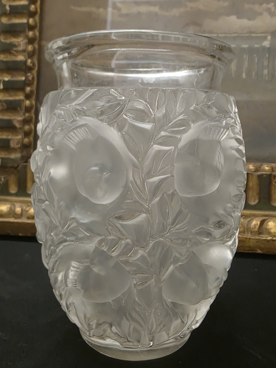 Vase en cristal Lalique, modèle Bagatelle-photo-1