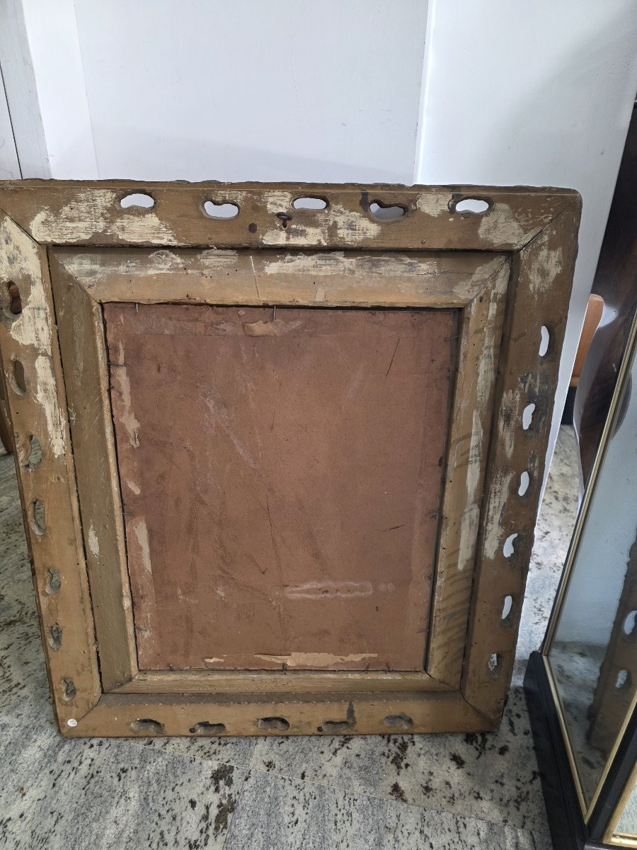 Pastel Painting On Paper Depicting A Meritorious Woman, Signed Roberto Carignani-photo-2