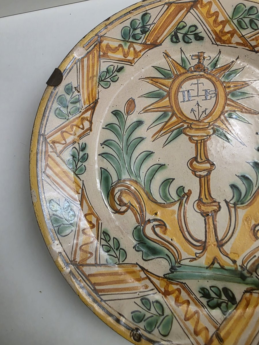 Rare Plate - Irpinia Workshop (18th Century) Plate 1700-1799-photo-2