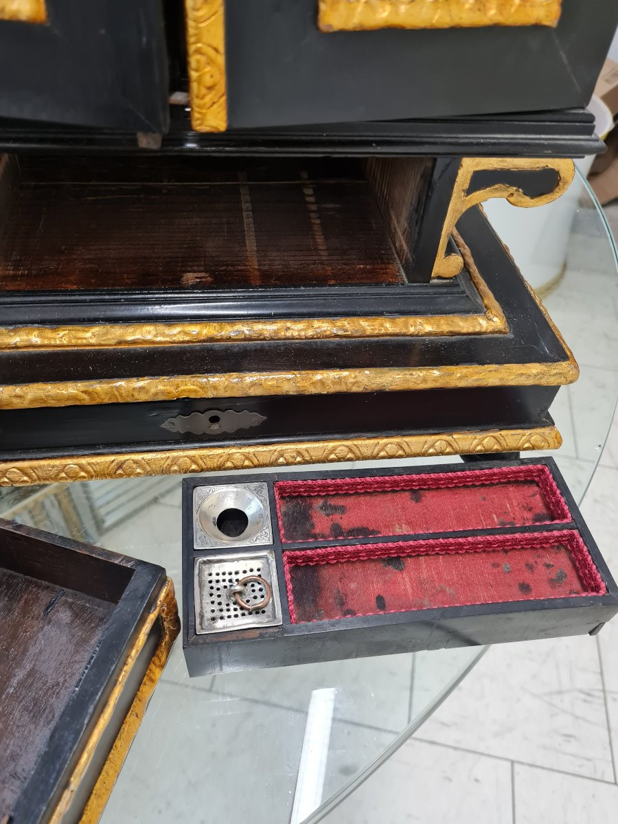  Cabinet à monnaie raffiné - Augsbourg, début du XVIIe siècle-photo-6