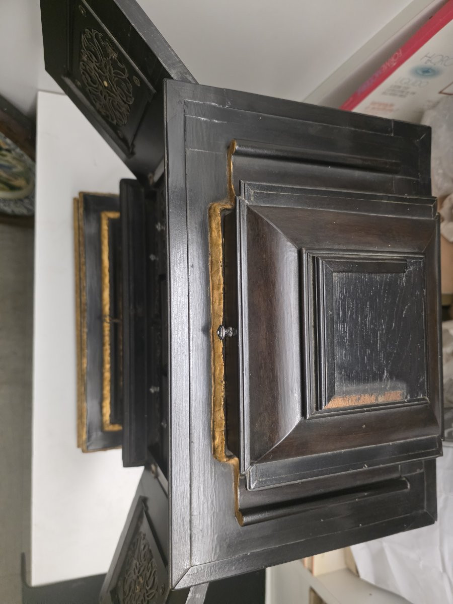  Cabinet à monnaie raffiné - Augsbourg, début du XVIIe siècle-photo-8