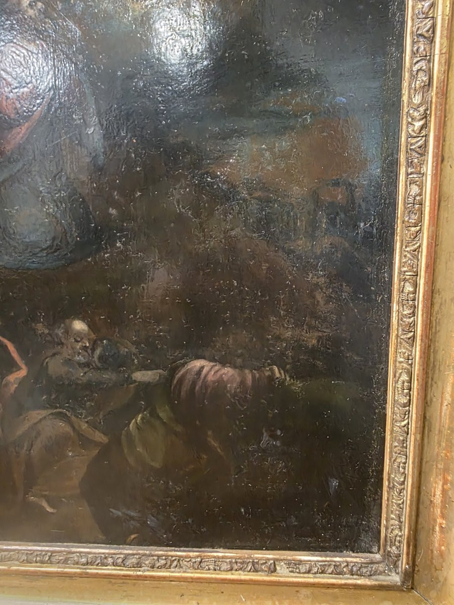 17th-century Oil On Copper "christ's Prayer In The Garden Of Gethsemane"-photo-1