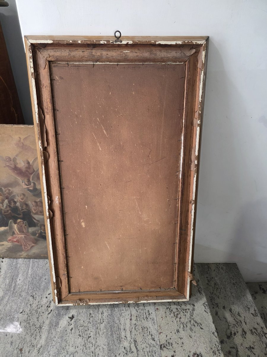 Chromolithographie « Figure féminine. Buste de femme »  Période Art nouveau-photo-3