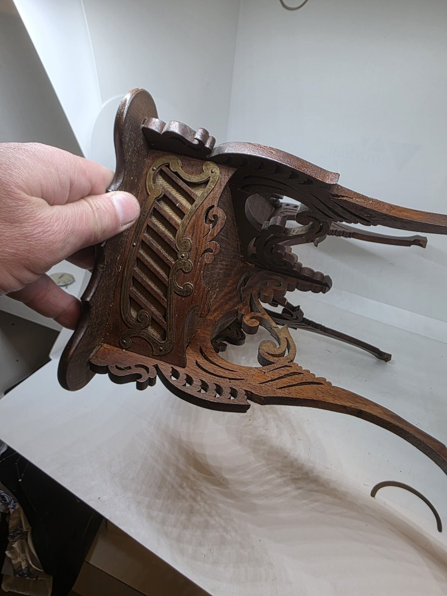 Table modèle française à tiroir. Milieu du XIXe siècle.-photo-2