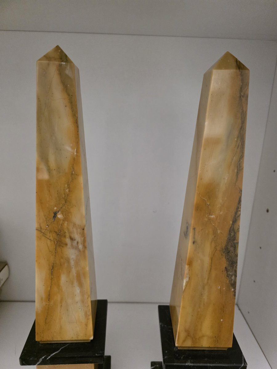 Pair Of Obelisks, Rome, 20th Century-photo-1