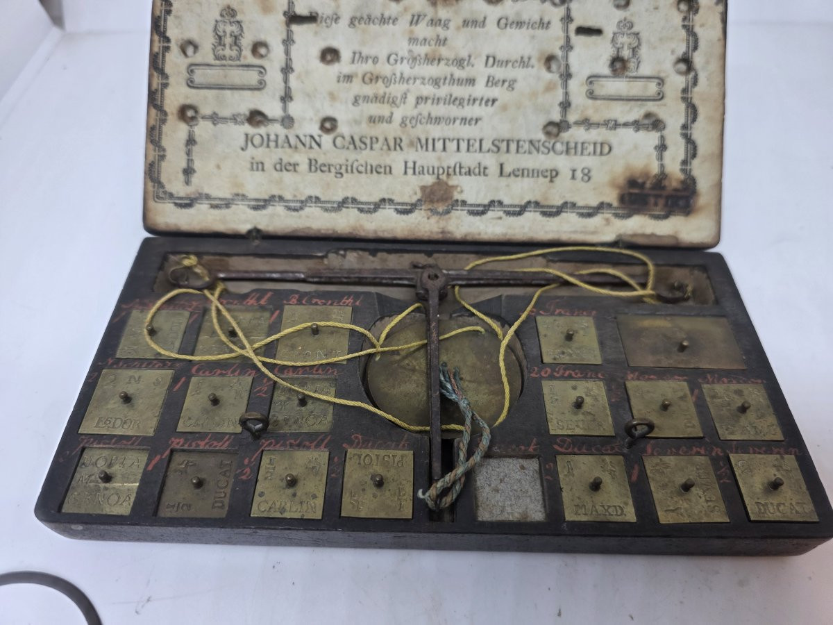 Balance à métaux de Johann Caspar Mittelstenscheid (1764–1819)-photo-2