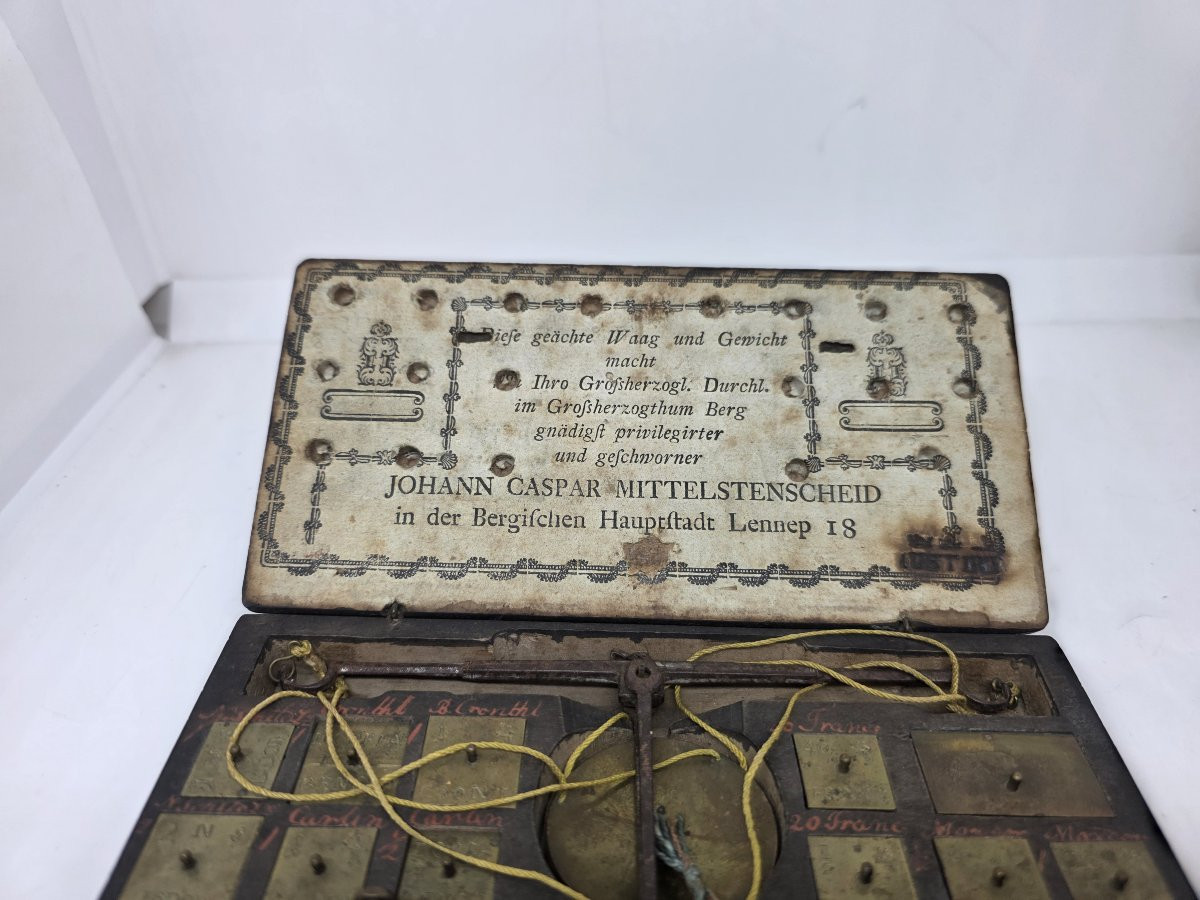 Balance à métaux de Johann Caspar Mittelstenscheid (1764–1819)-photo-3