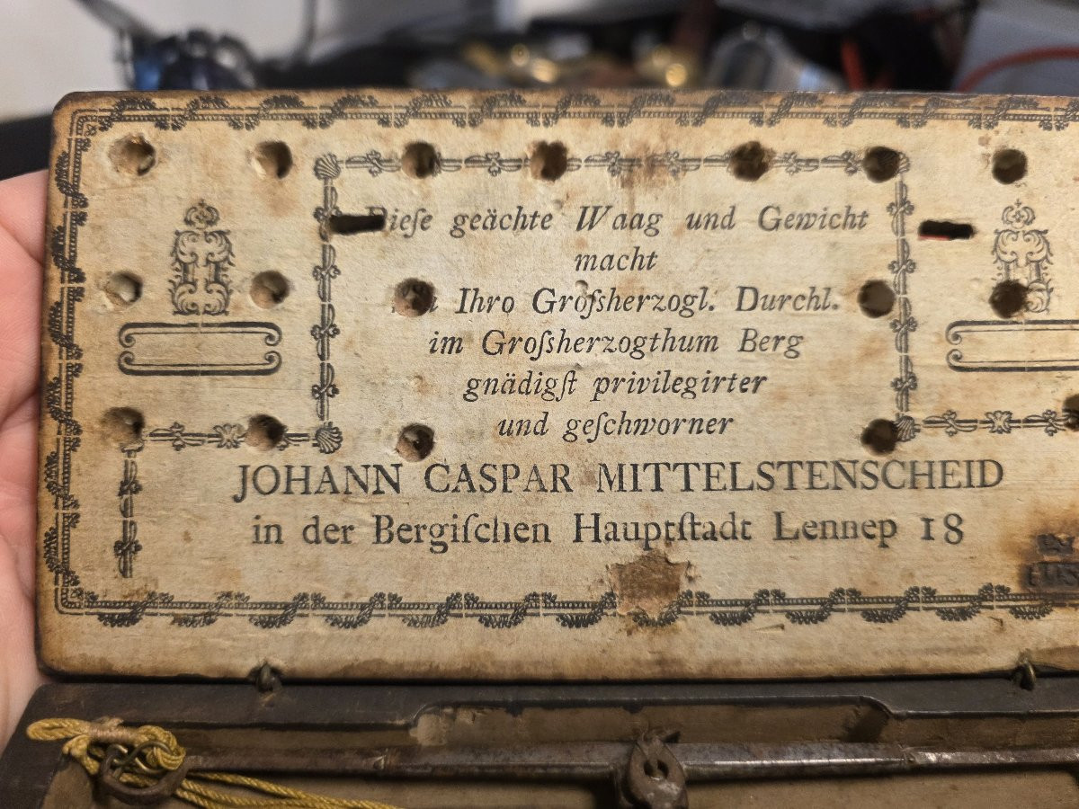 Balance à métaux de Johann Caspar Mittelstenscheid (1764–1819)-photo-5