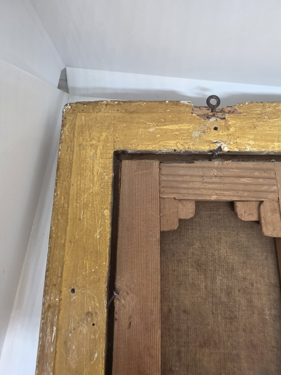 Painting Depicting Saint Joseph With The Child Jesus. Baroque Period.-photo-5