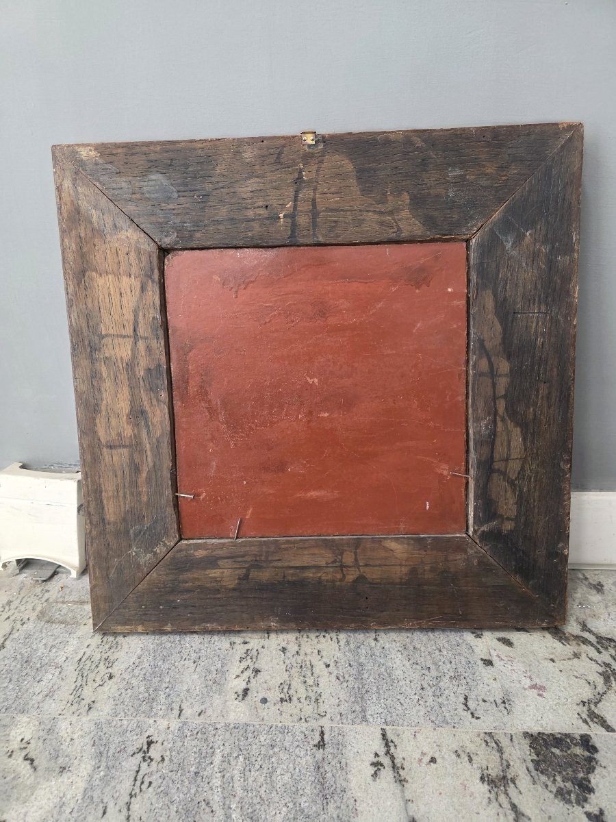 Sardinian Painted And Fired Tile Attributed To Federico Melis-photo-4