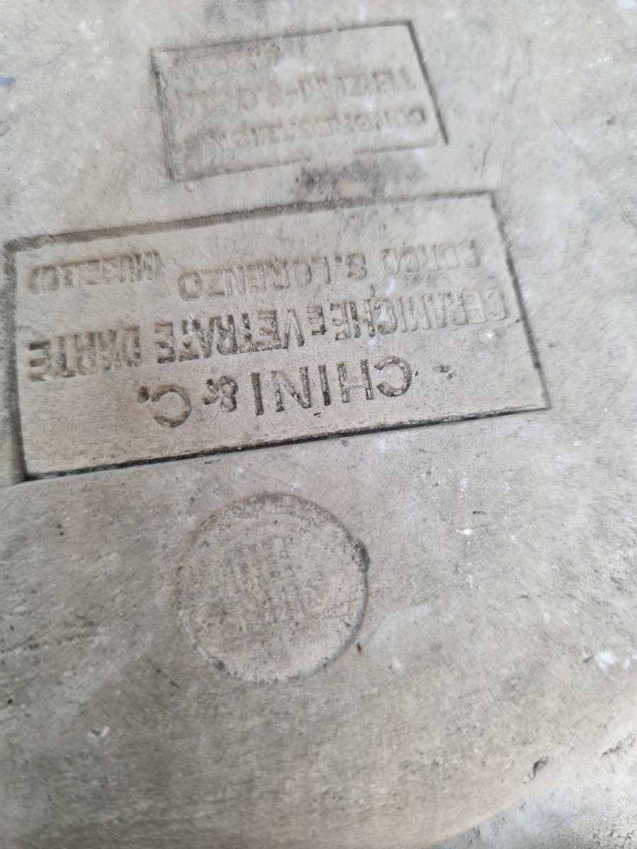 Plaque de dévotion lustrée « Pax Et Bonum » de Galileo Chini, Fornaci San Lorenzo, vers 1925-photo-4