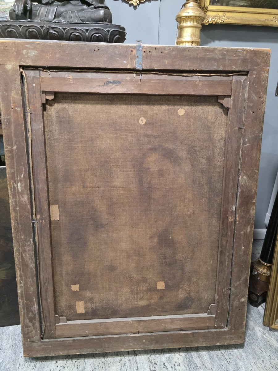 Oil On Canvas, *madonna And Child*, Late 18th-century Neoclassical Period-photo-4