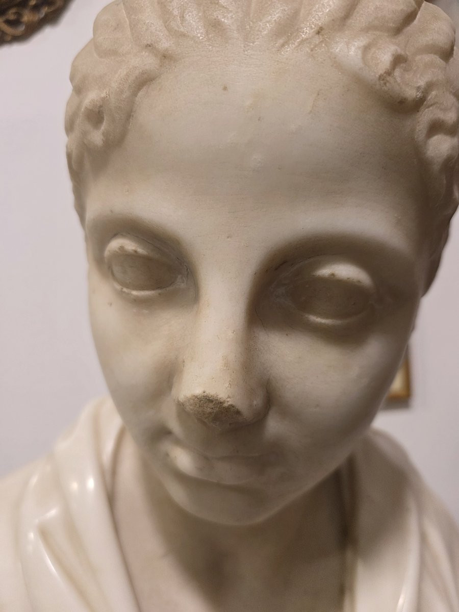 Statue en marbre représentant Plautilia, Florence, XVIIIe siècle-photo-7