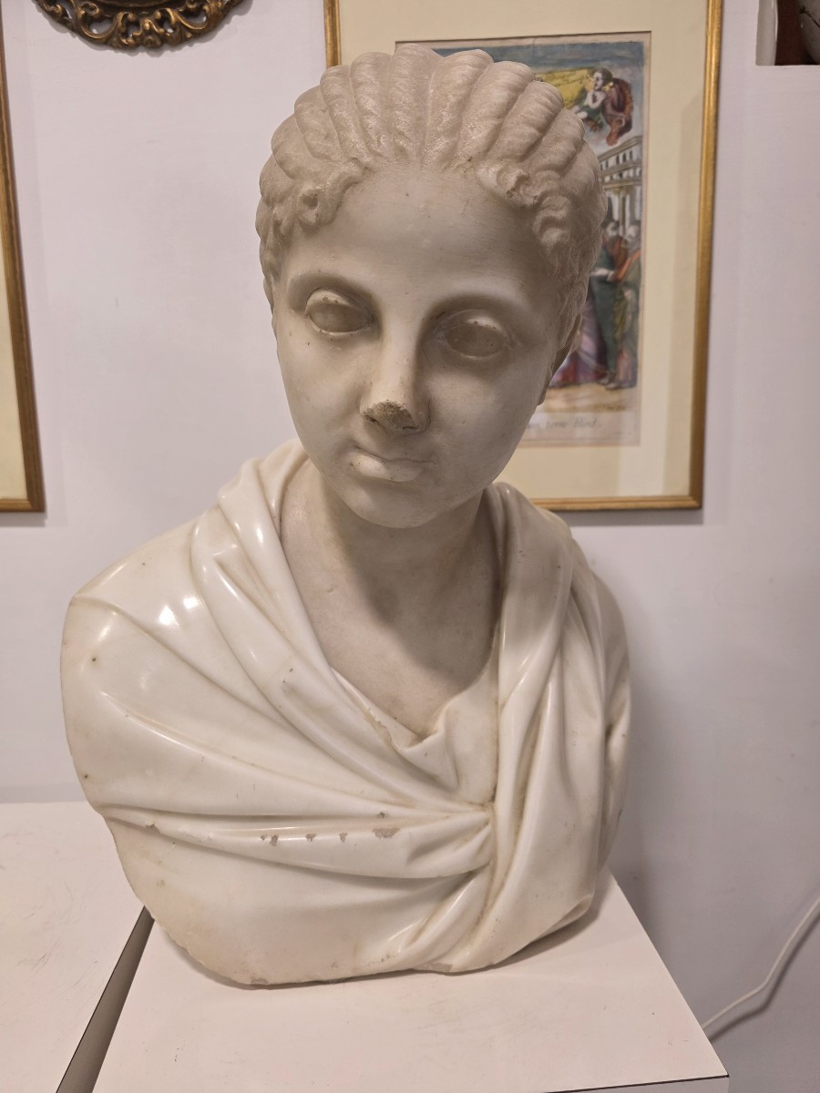 Statue en marbre représentant Plautilia, Florence, XVIIIe siècle