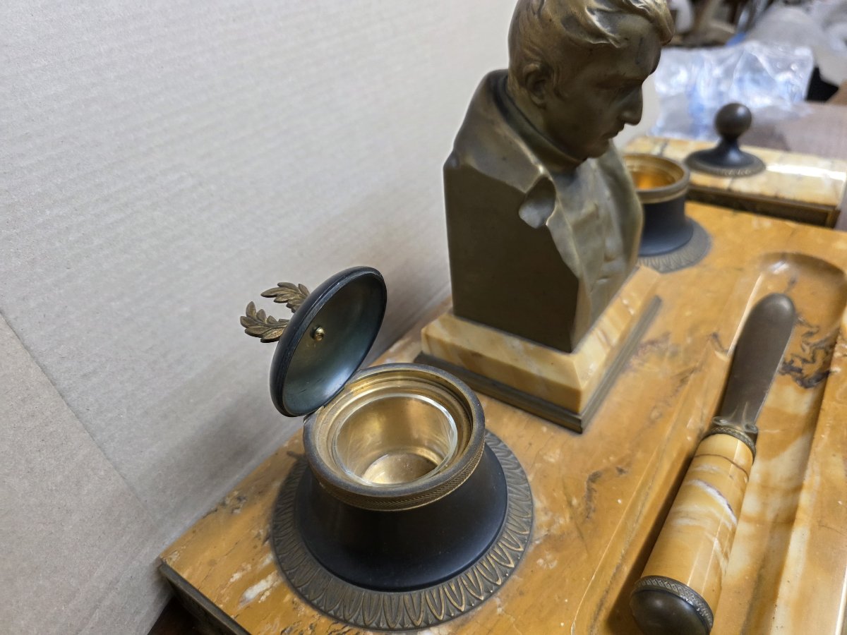 Empire Or Historicist (napoleon III) Style Desk Set  Hans Muller-photo-2
