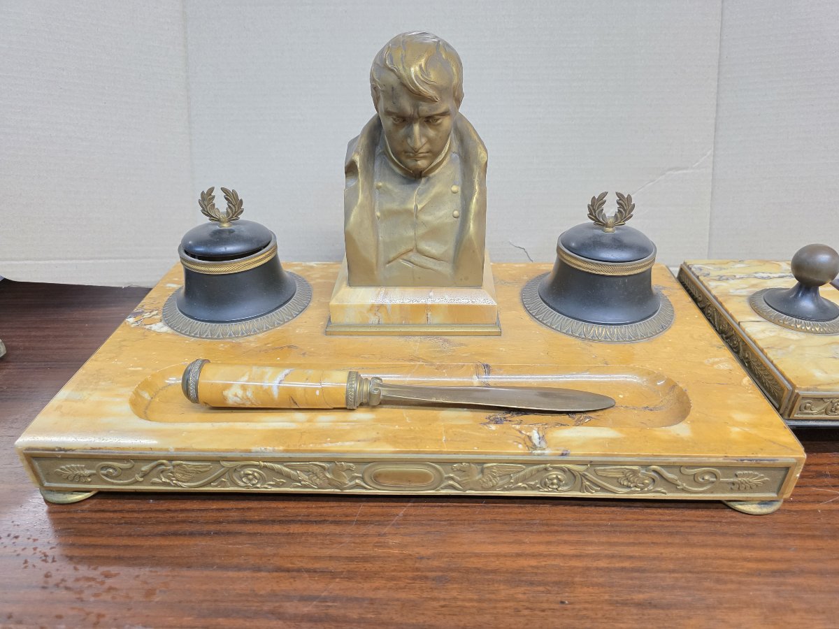 Empire Or Historicist (napoleon III) Style Desk Set  Hans Muller-photo-3