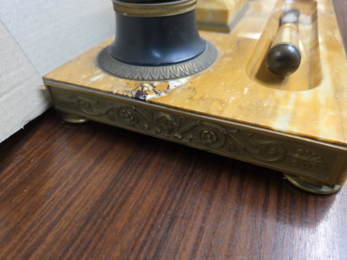 Empire Or Historicist (napoleon III) Style Desk Set  Hans Muller-photo-4