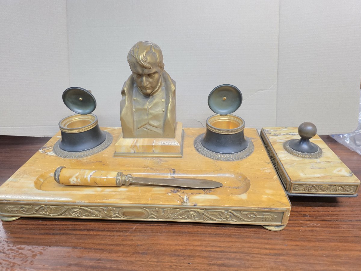 Empire Or Historicist (napoleon III) Style Desk Set  Hans Muller