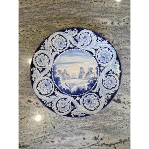 Historiated Parade Plate Made In The 1930s By Manlio Trucco 