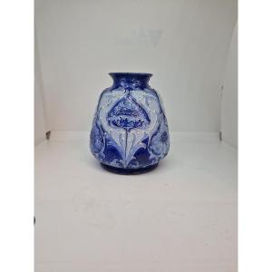 Splendide Vase Art Nouveau W. Moorcroft Florian Ware