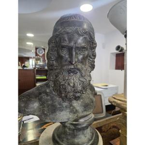 Chiurazzi - Buste grec en bronze