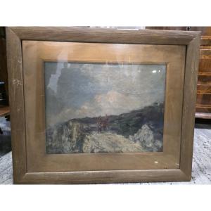 Huile sur toile « La Marche de Garibaldi » Cesare Uva, seconde moitié du XIXe siècle