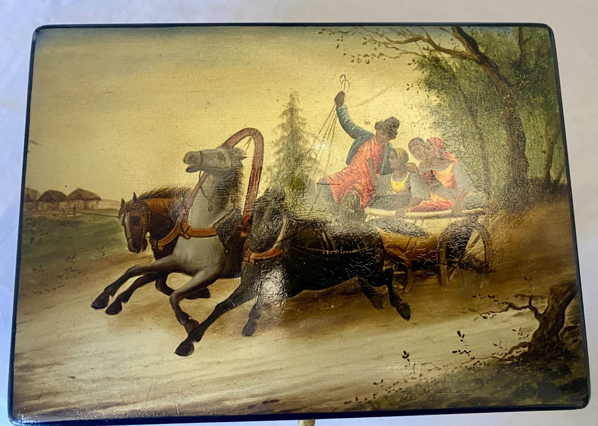 Boîte Russe pour fumeur dite VISHNYAKOV