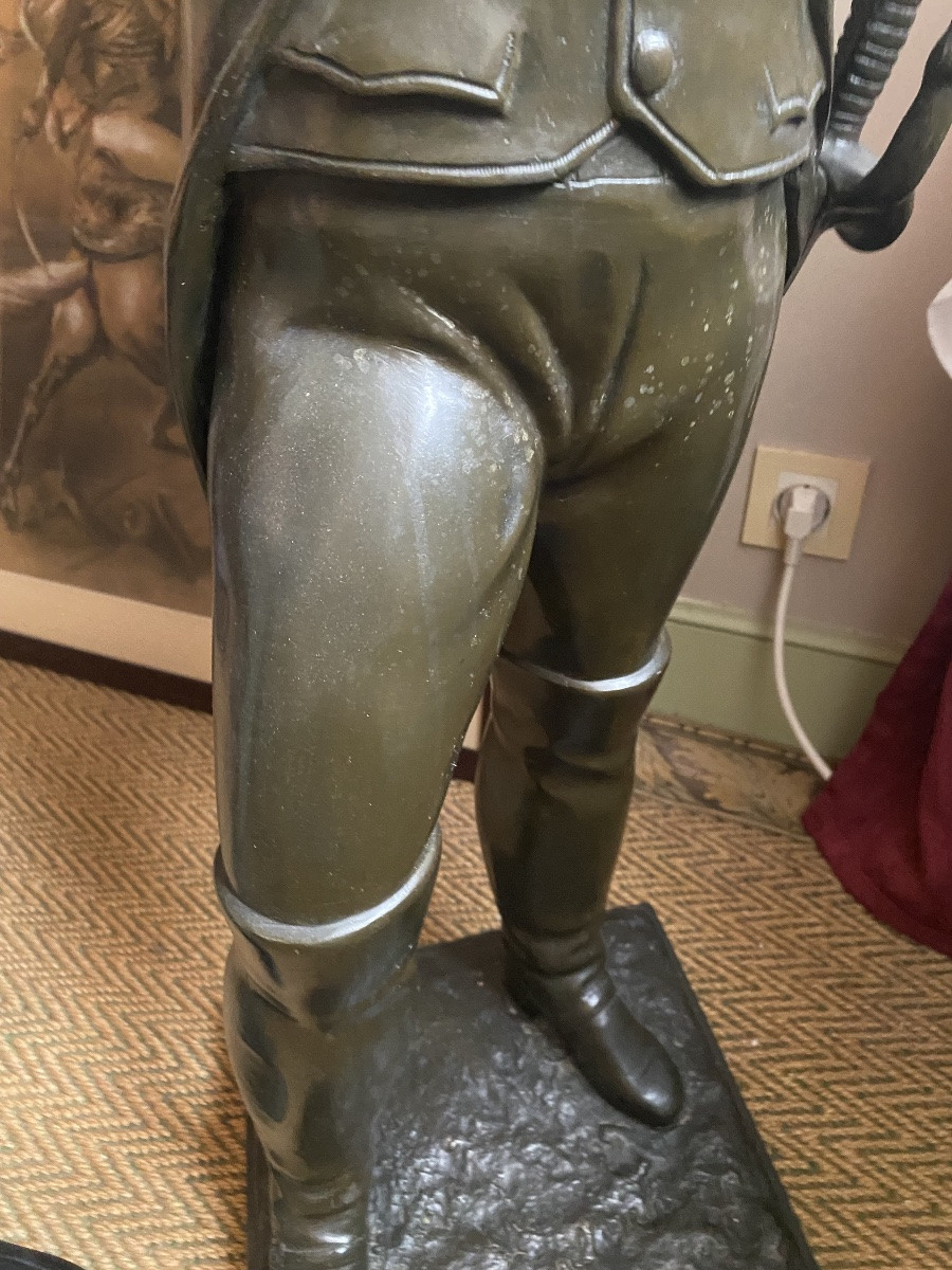 Spectaculaire Napoleon en bronze de 100 cm de Haut -photo-2