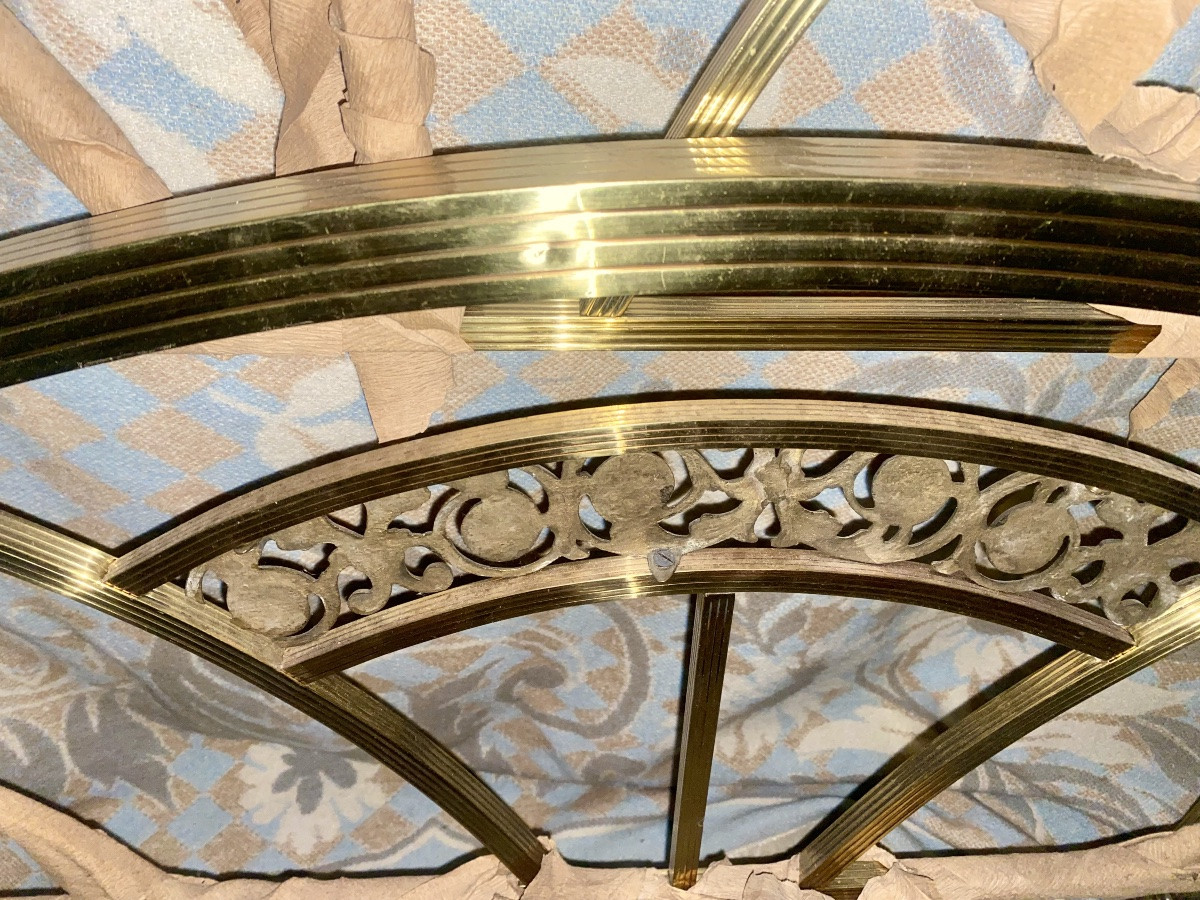 Art Deco Brass Single Bed -photo-2