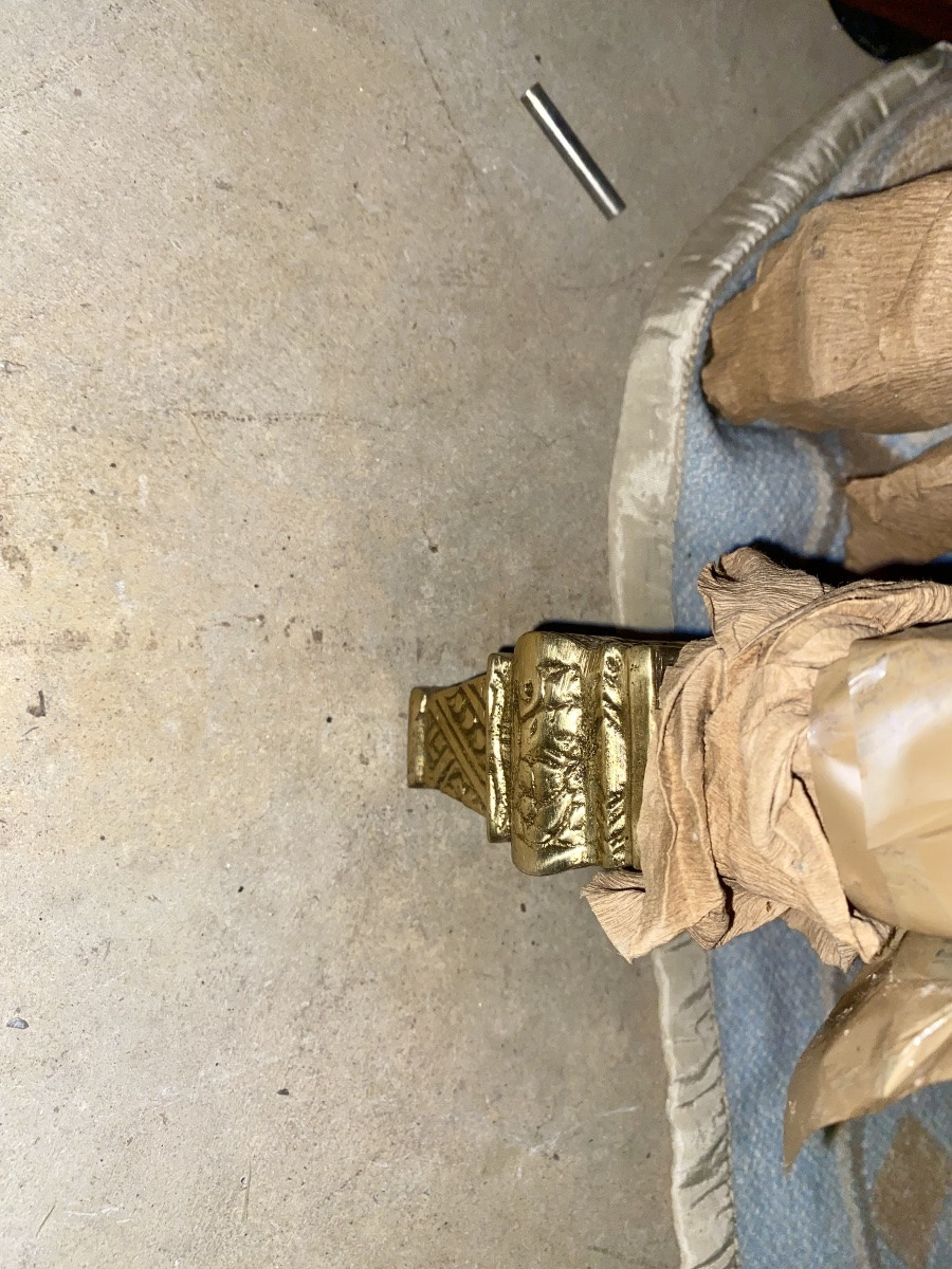 Art Deco Brass Single Bed -photo-4