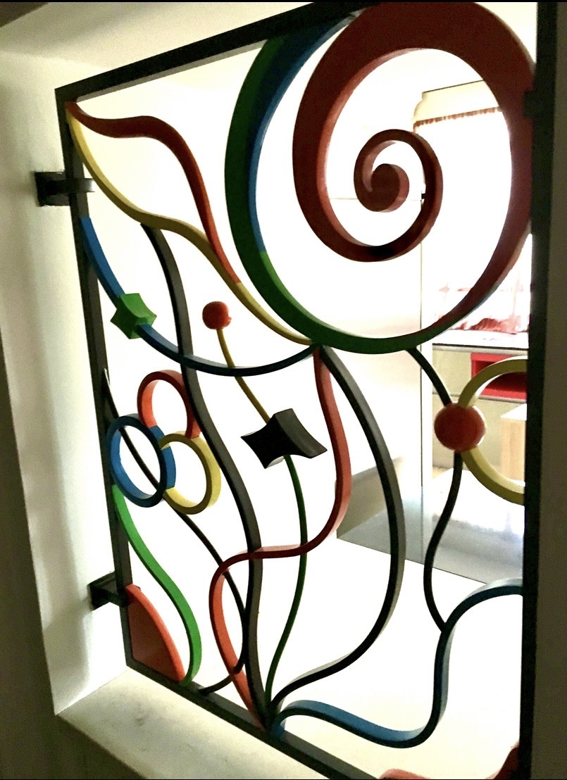 60x60 Lacquered Wrought Iron Gate
