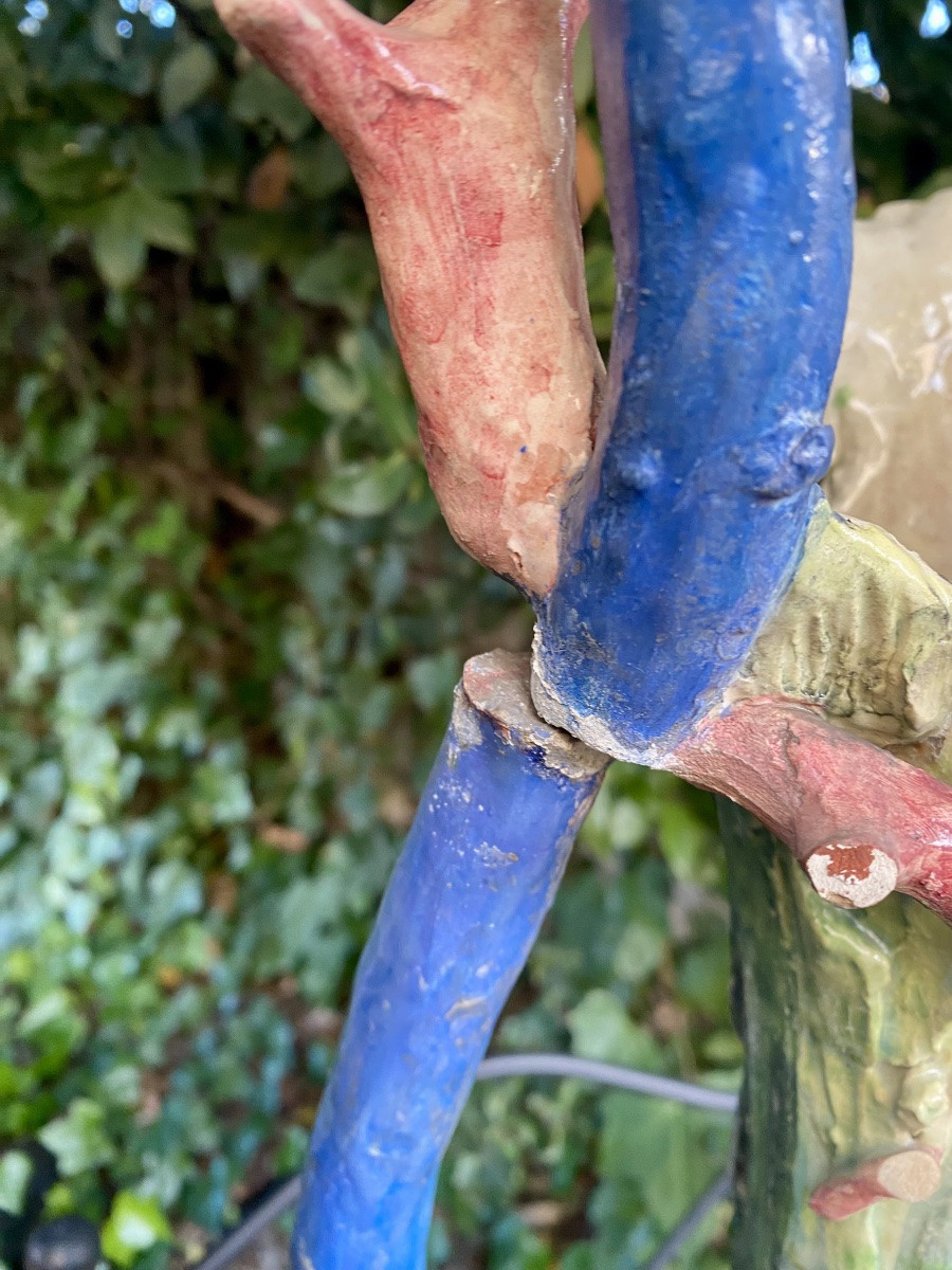 Très Grande Cruche en céramique émaillée-photo-6