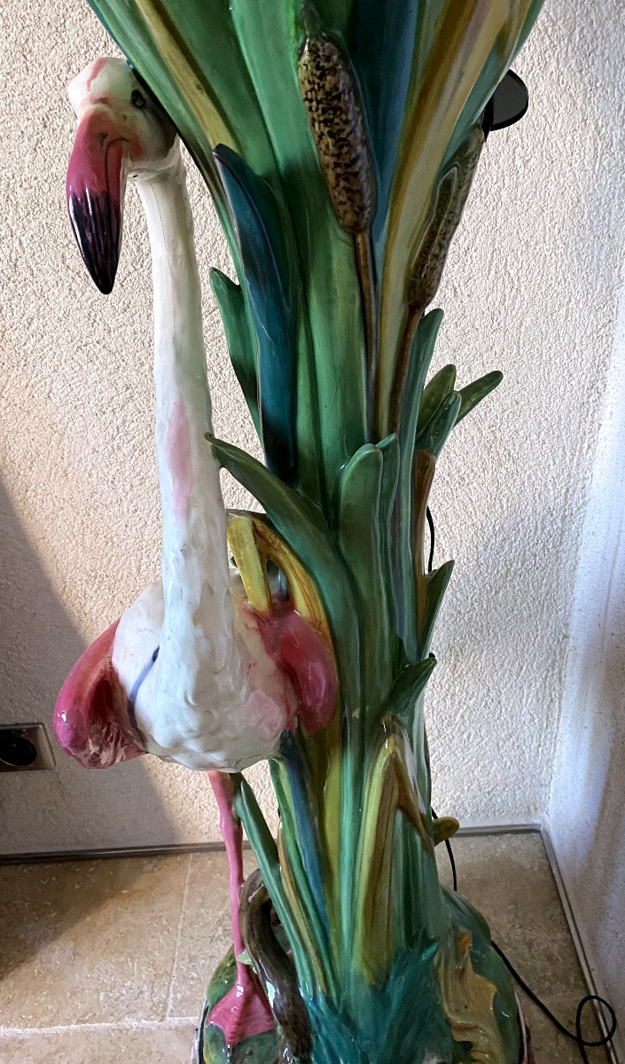 Delphin Massier Flamant rose et iris -photo-6