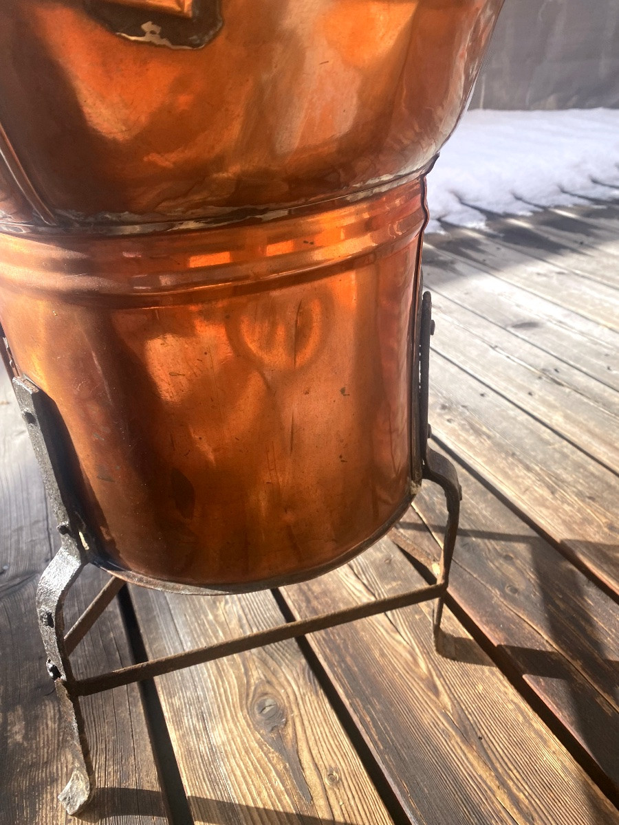 A Very Decorative Copper Washing Machine -photo-3