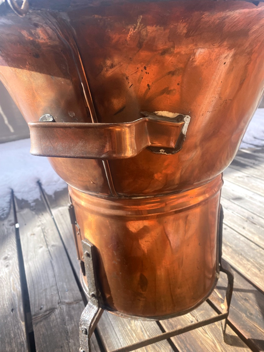 A Very Decorative Copper Washing Machine -photo-4