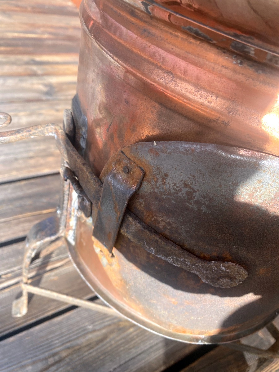 A Very Decorative Copper Washing Machine -photo-5