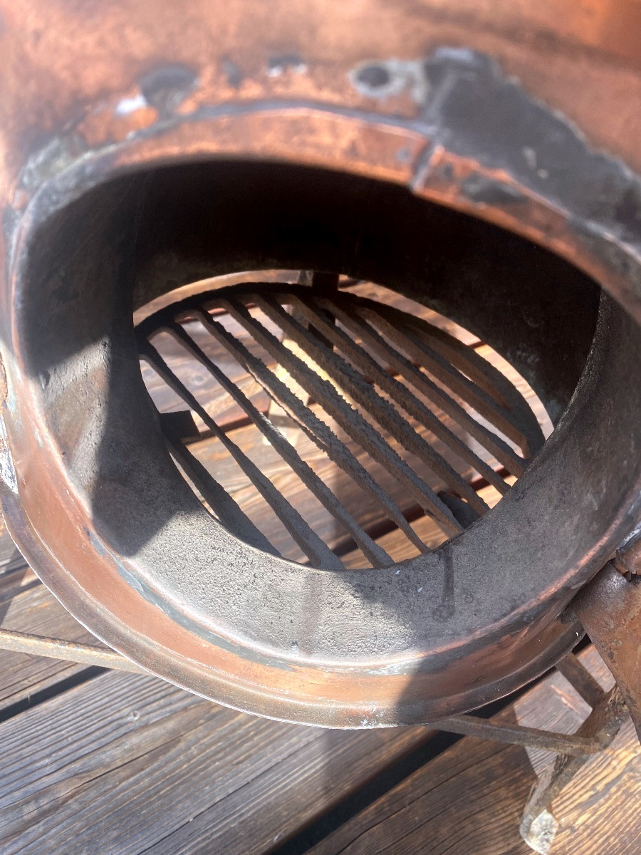 A Very Decorative Copper Washing Machine -photo-8