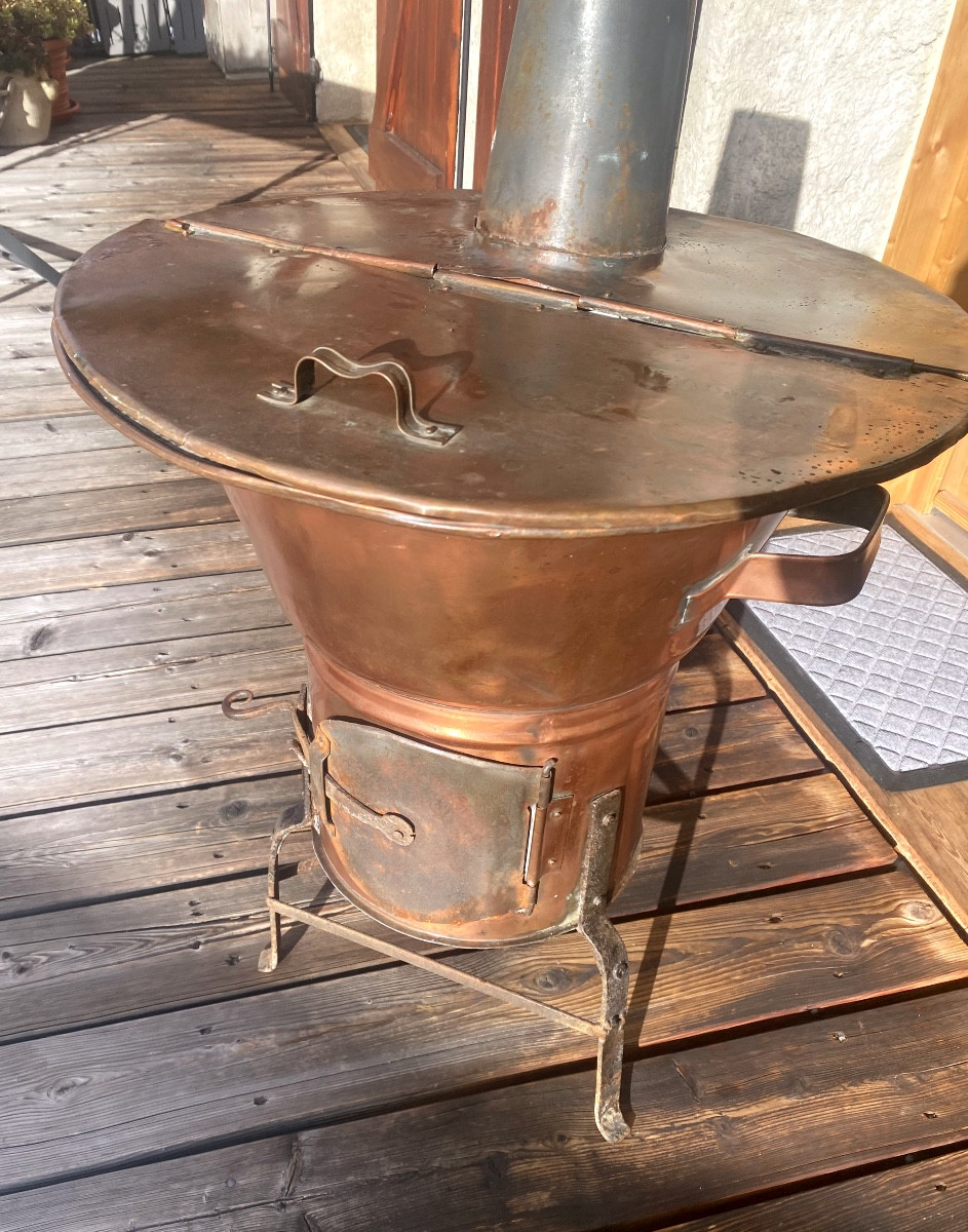 A Very Decorative Copper Washing Machine 