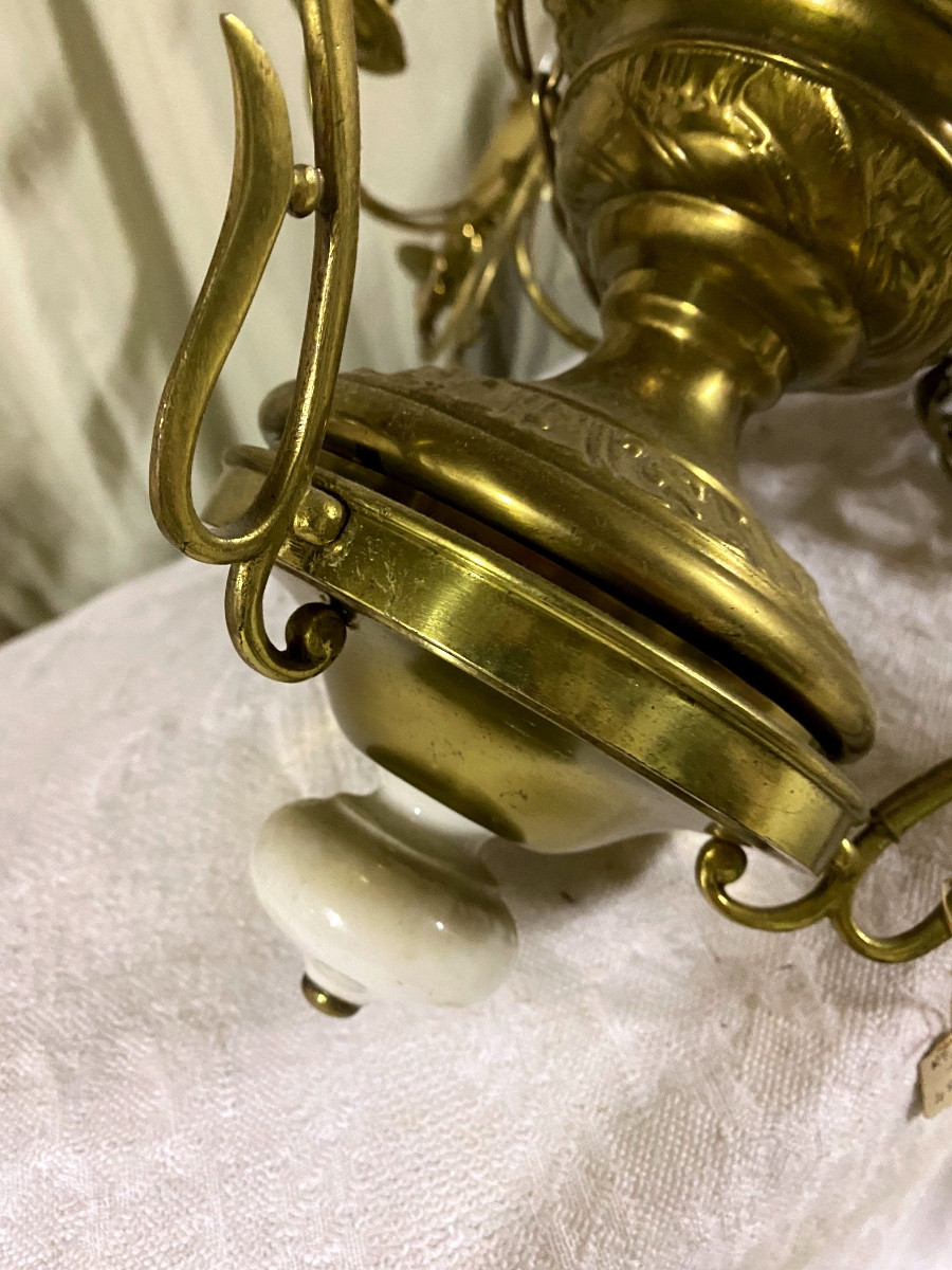 Suspension de salle à manger à 6 lumières -photo-3