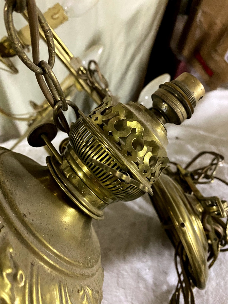 Suspension de salle à manger à 6 lumières -photo-1