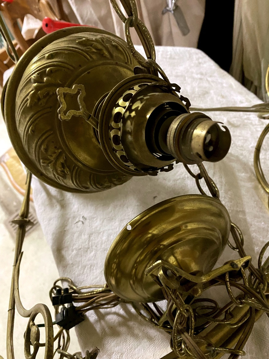 Suspension de salle à manger à 6 lumières -photo-2