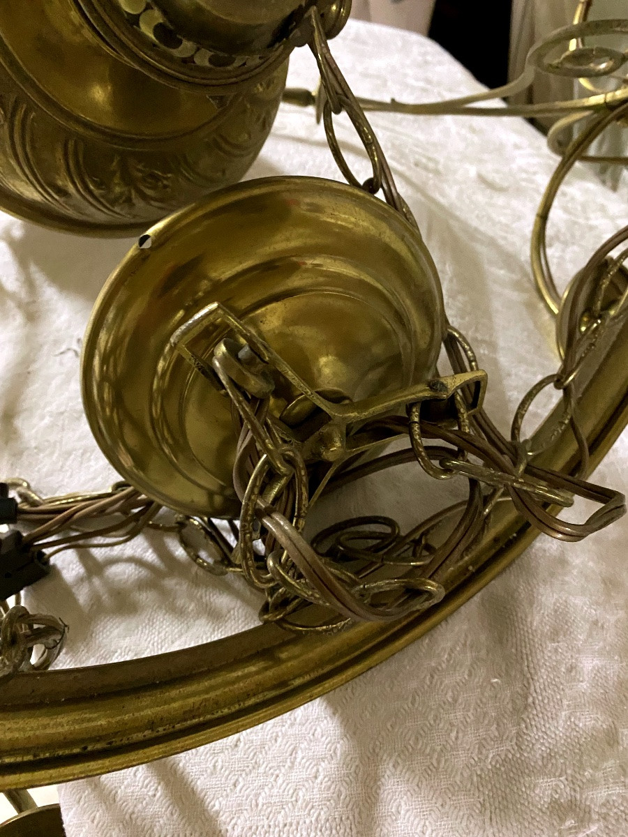 Suspension de salle à manger à 6 lumières -photo-3