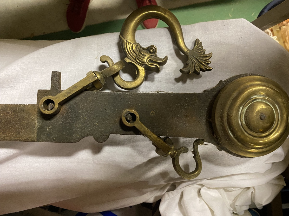 Très Grande Balance en cuivre avec son contre-poids -photo-3