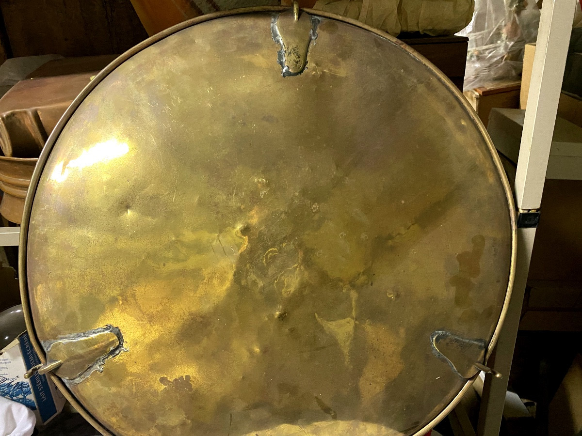 Très Grande Balance en cuivre avec son contre-poids 