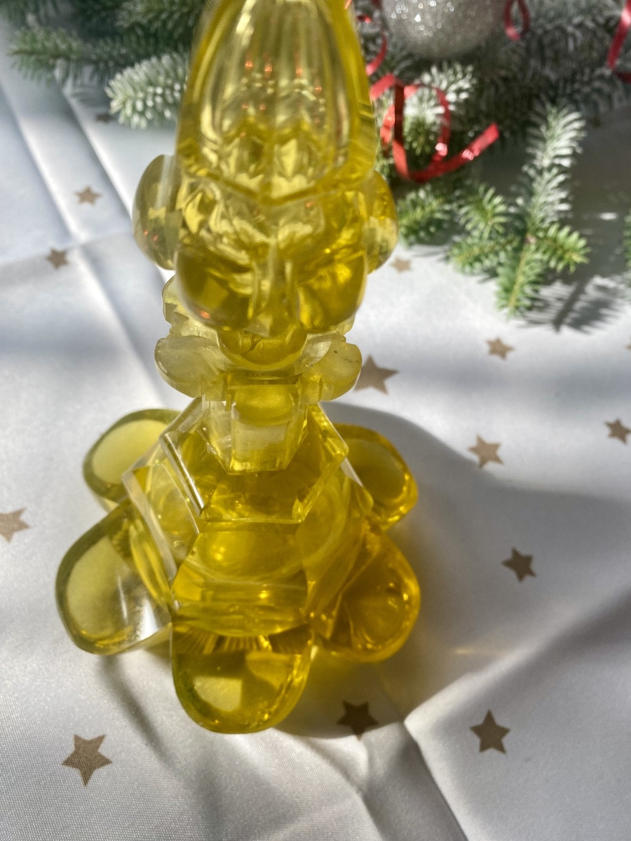 Magnificent Yellow Baccarat Perfume Bottle 