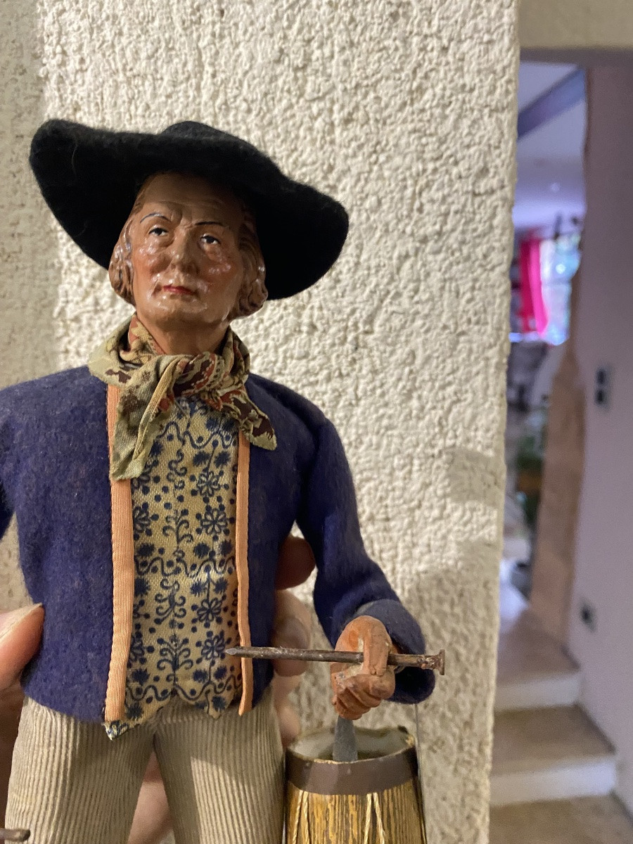 Lovely Pair Of 20th-century Maison Jouglas Figurines -photo-2