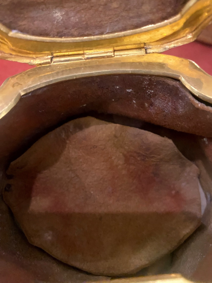 Boîte à bijoux Napoleon III en bronze doré-photo-4